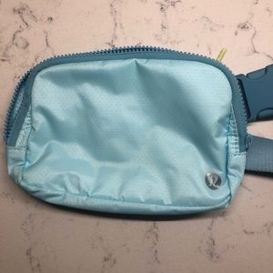 Lulu lemon blue belt bag